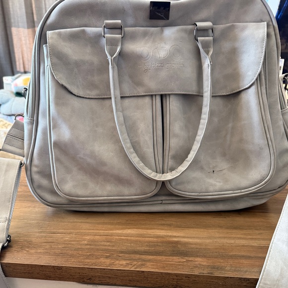 Bizzi Growin Handbags - Elegant Gray Baby Bag by Bizzi Growin